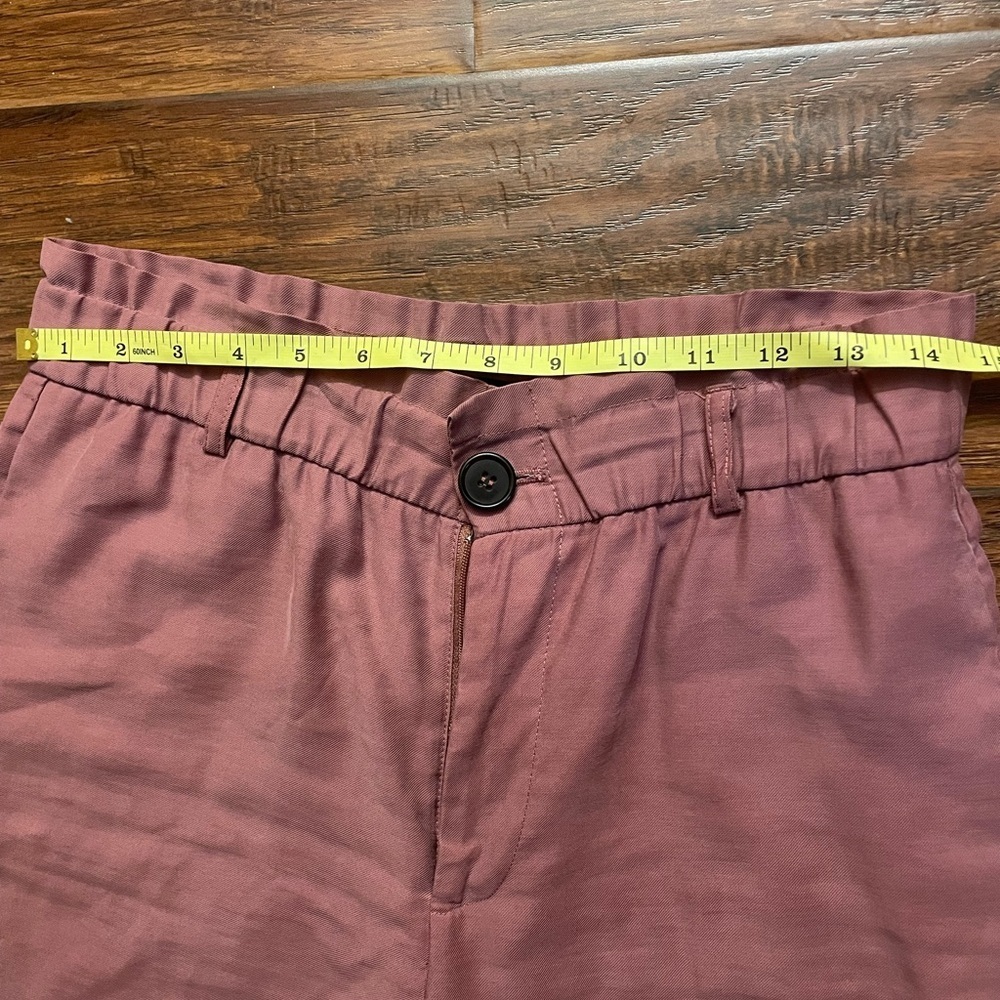 Zara Blush Pink Paper bag Pants - Picture 7 of 9